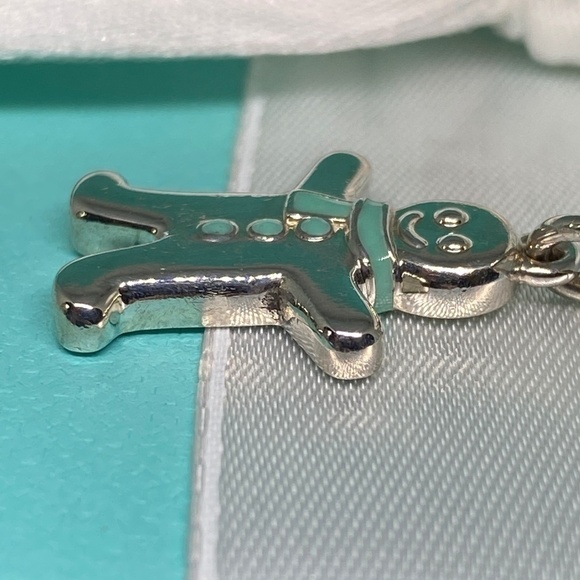 Tiffany & Co Gingerbread Man Charm 925 silver excellent condition - Picture 4 of 5